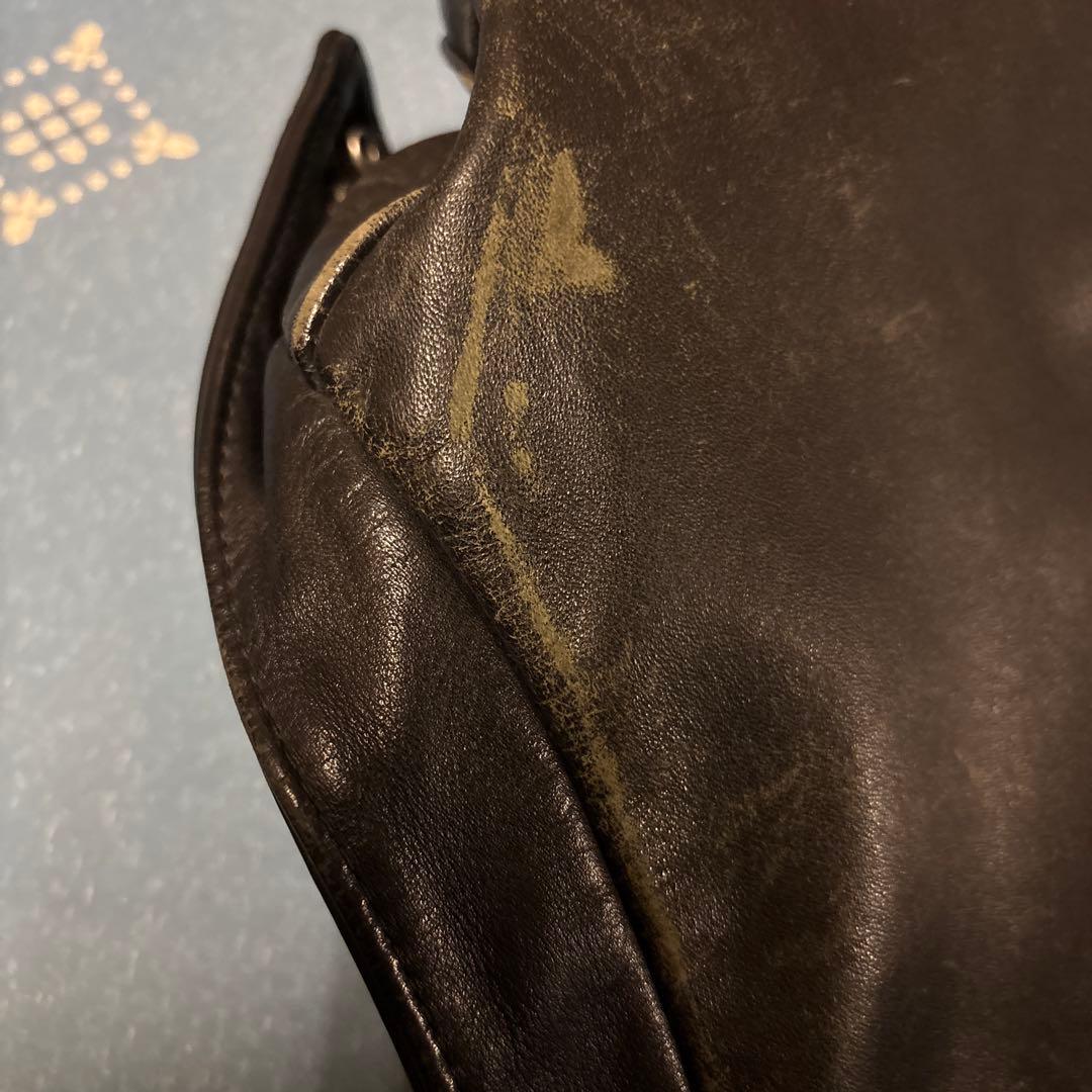 ハーレーダビッドソン シングルライダースジャケット 革ジャン 80s 当時物