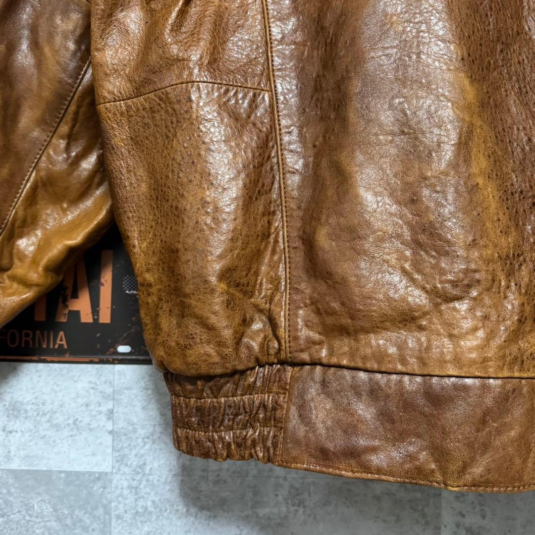 ゆ*と様 Golden Fleece G-1タイプ レザーフライトジャケット 本