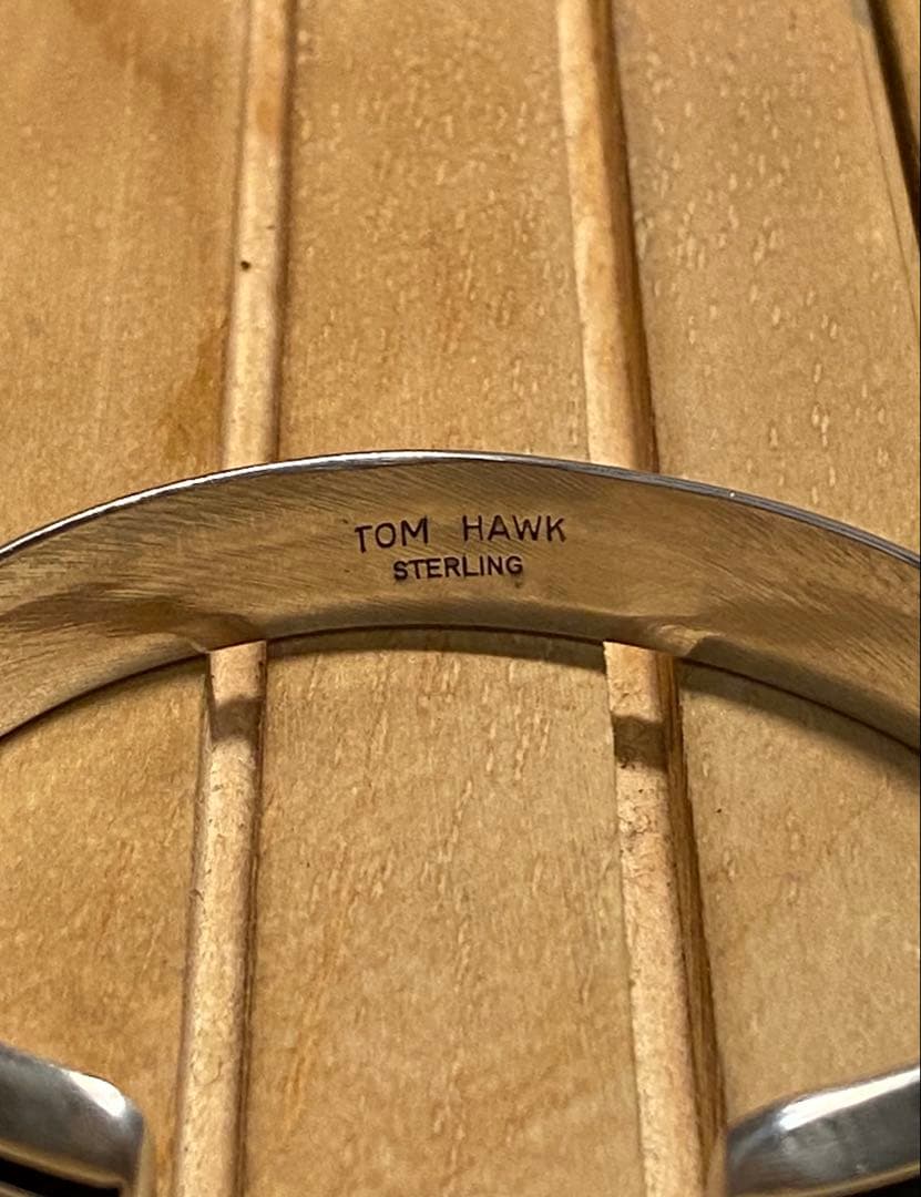 TOM HAWK 2ラインシルバーバングル ナバホ族