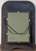 【真作】絵画　油彩SM　二輪のバラ　レリーフ付き装飾フレーム　小品　X70