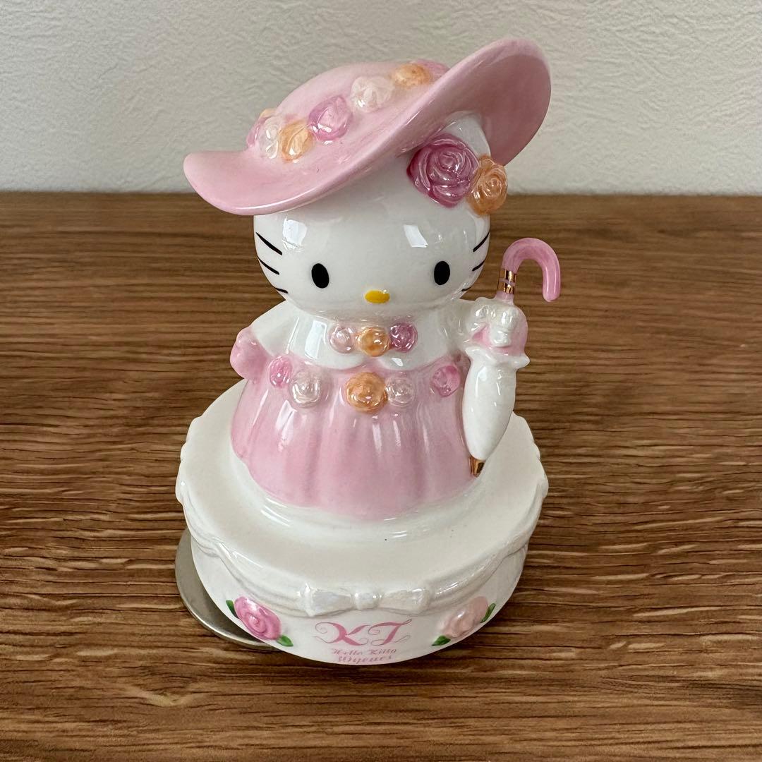 レア☆ハローキティ☆30周年記念 陶器 加藤工芸 置物 2004年