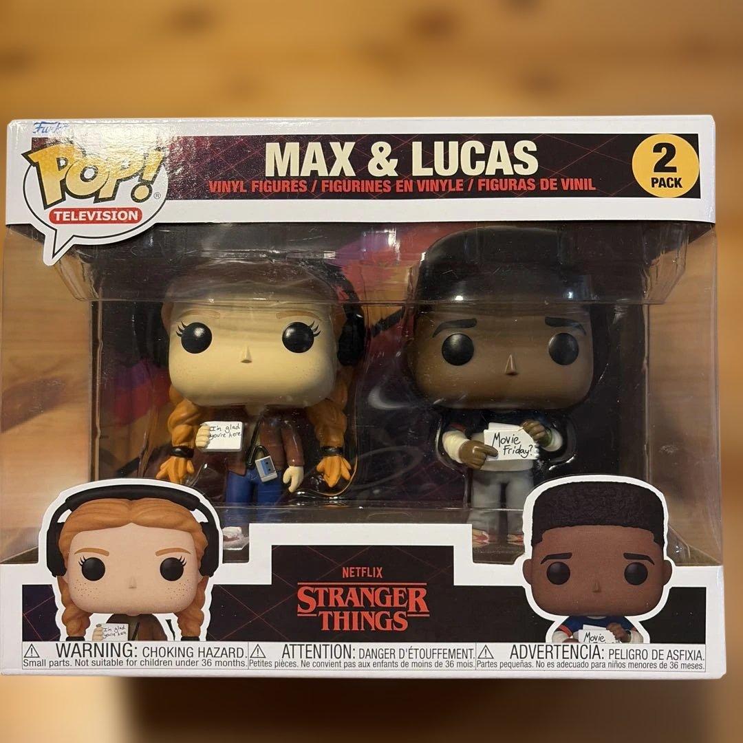 ストレンジャーシングス　マックス&ルーカス　フィギュア　POP TV