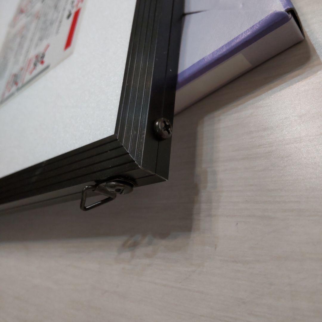 【10枚✩ポスター額】　ポスター　フレーム　黑　アルミ　額縁