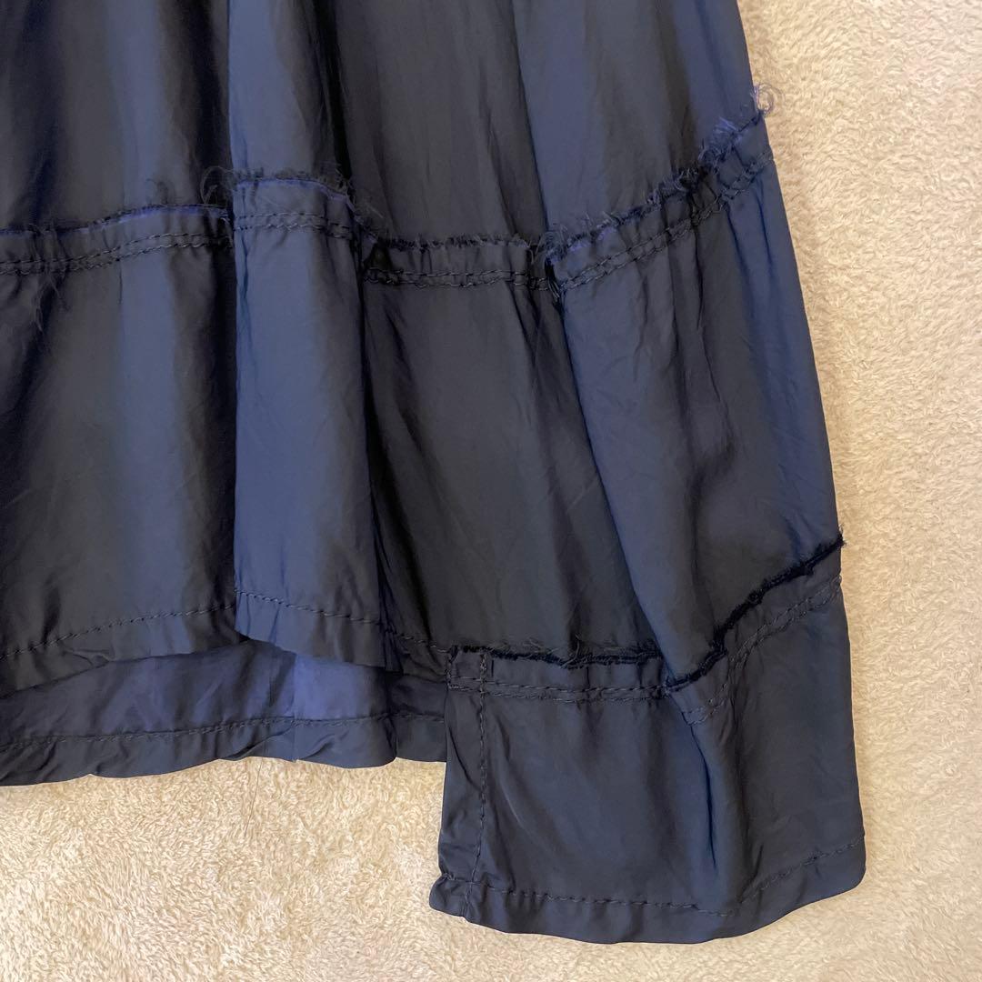 COMME des GARCONS ブラック切り替えスカート