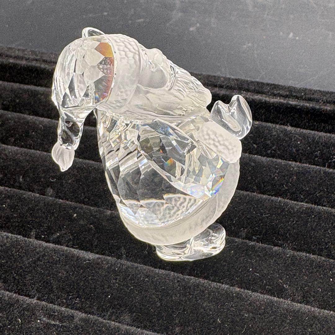 スワロフスキー　置物　　オブジェ　クリスマス　サンタクロース　no.175