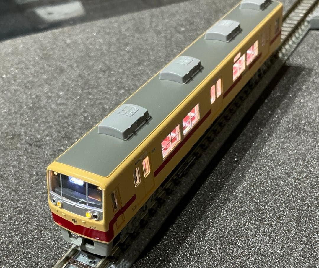 【新品セール】室内灯付き　マイクロエース西鉄2000形3ドア化改造後6両