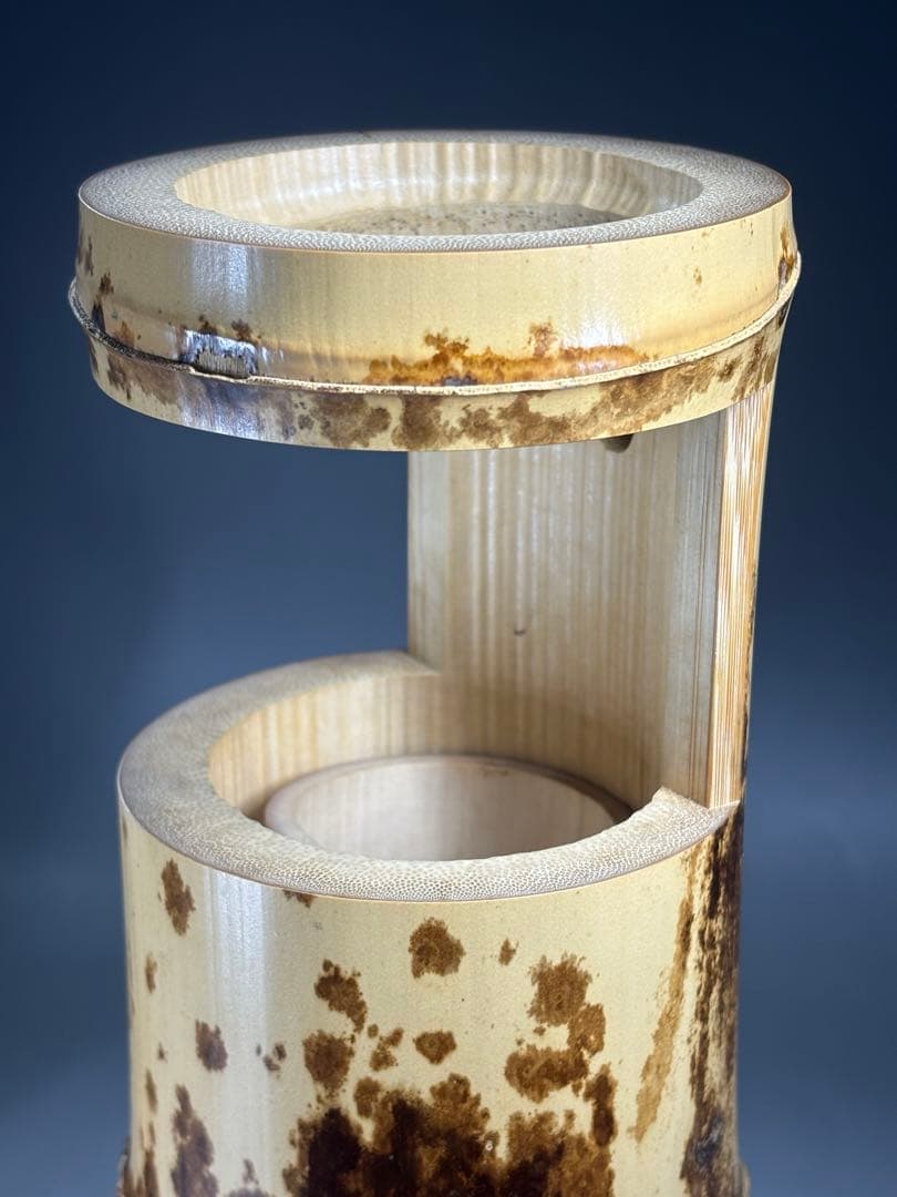 千家十職『十三代 黒田正玄』造 一重花入 銘「瑞雲」表千家十三代 即中斎 書付