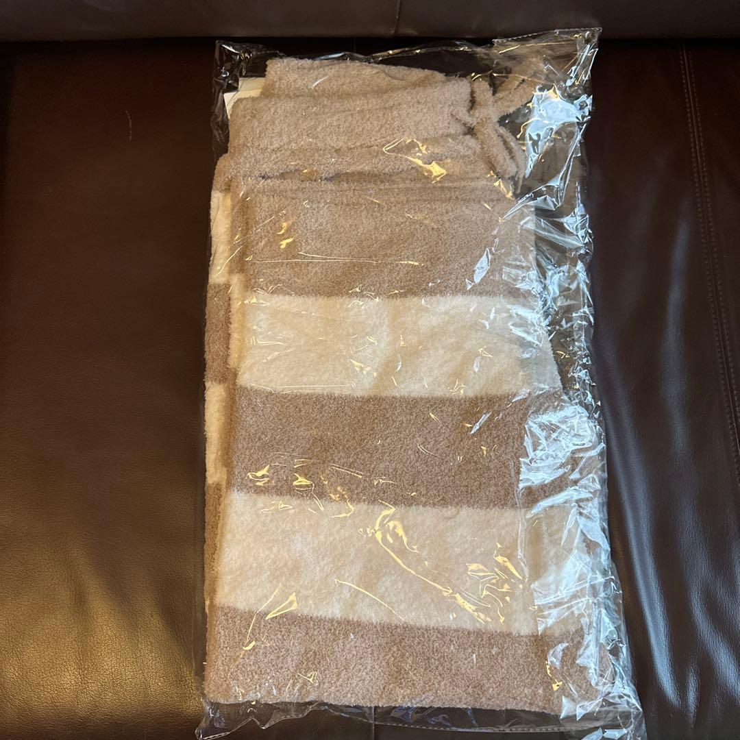 う*ん様 gelato pique パウダーベア刺繍ボーダーロングパンツ ベージ