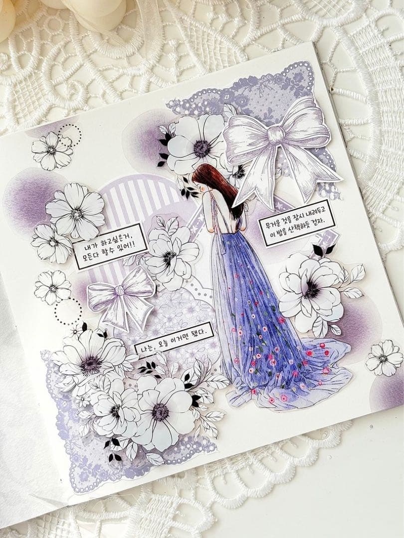 コラージュ素材　紙もの　素材紙　【2058】