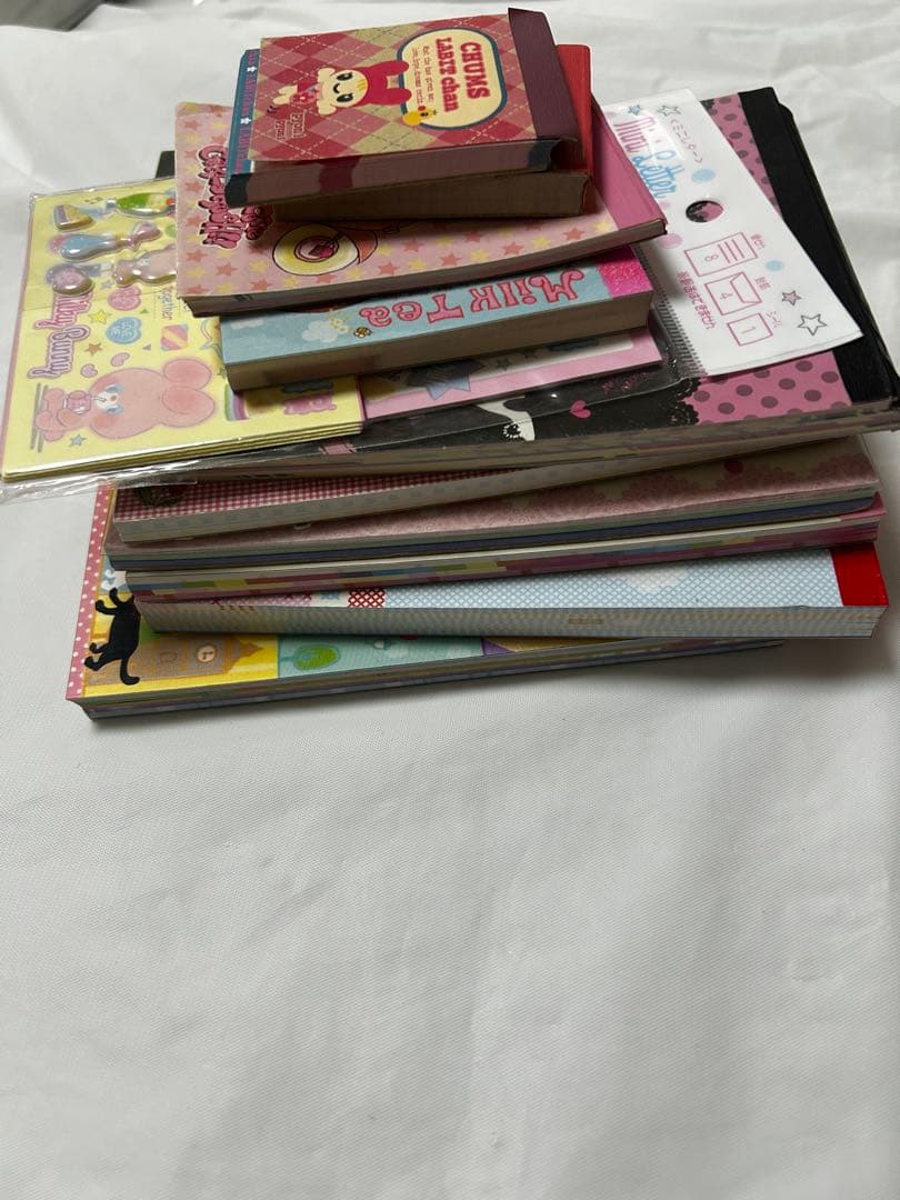 平成　レトロ　ファンシー　うさぎ　ねこ　メモ帳　大量　10点　おまとめ売り