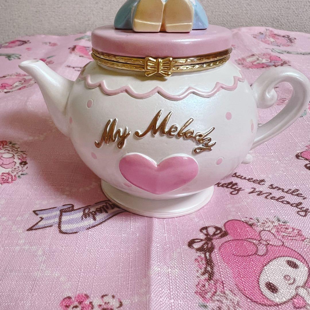 24時間限定お値下げ【レア】マイメロ　不思議の森　ティーポット型　小物入れ