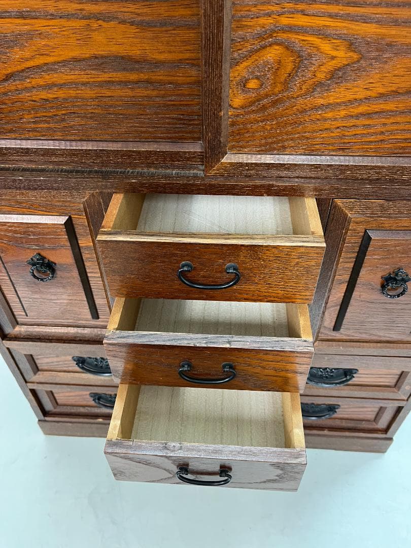 からくり箪笥　伝統工芸　日本文化センター　昭和レトロ　ヴィンテージ　f860