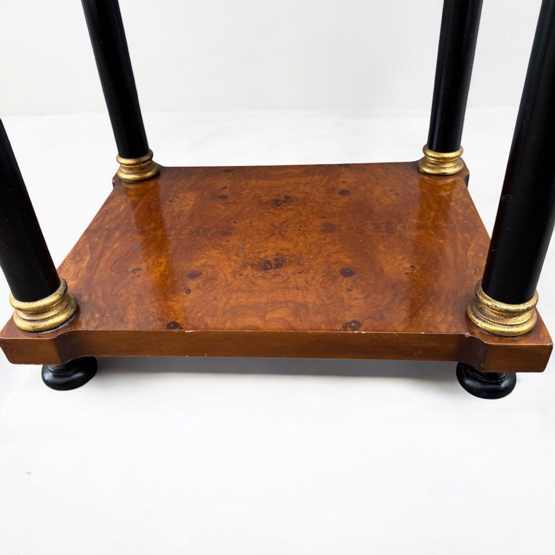 アンティーク調　テーブル　サイドテーブル　陳列棚　飾り棚　ビーダーマイヤー様式