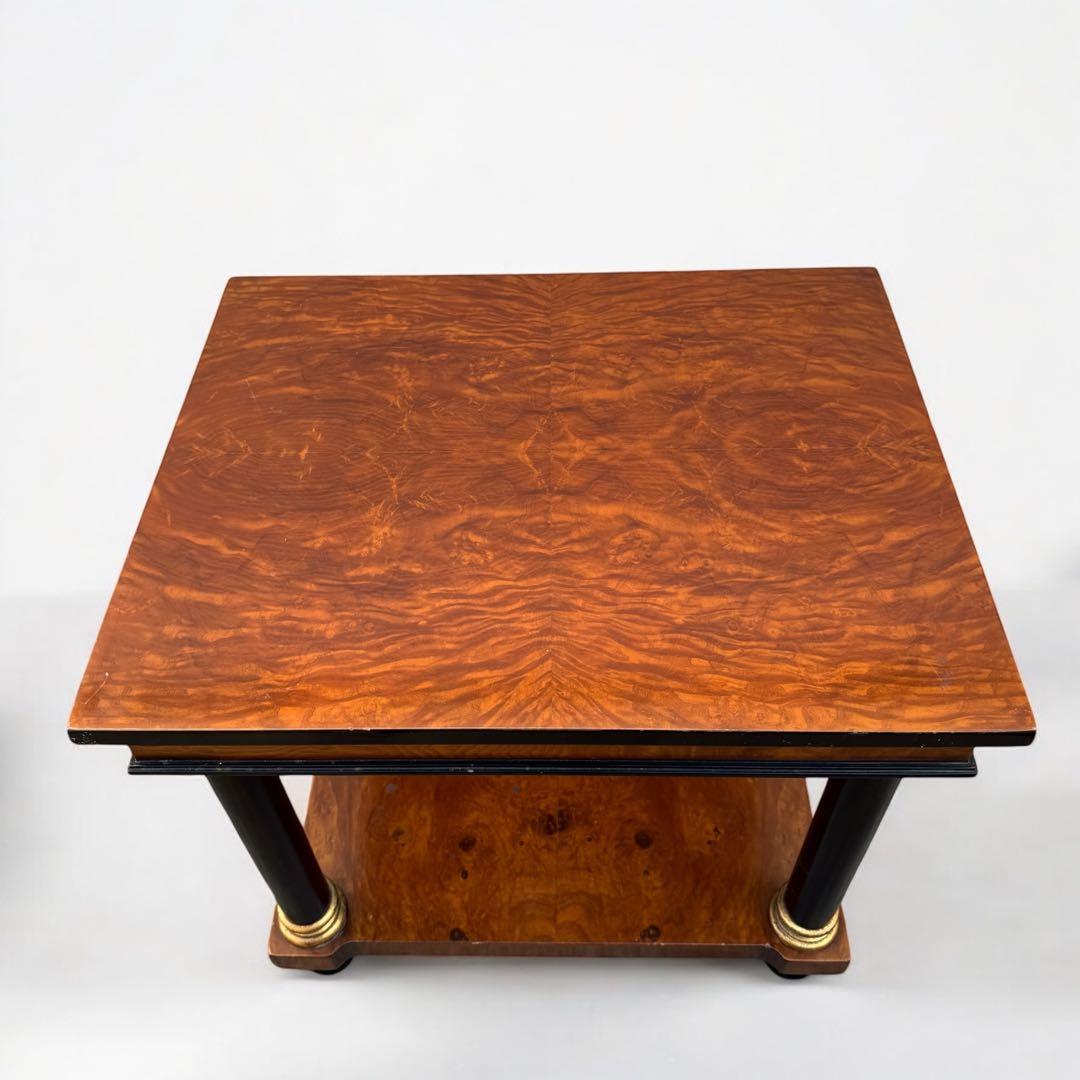 アンティーク調　テーブル　サイドテーブル　陳列棚　飾り棚　ビーダーマイヤー様式