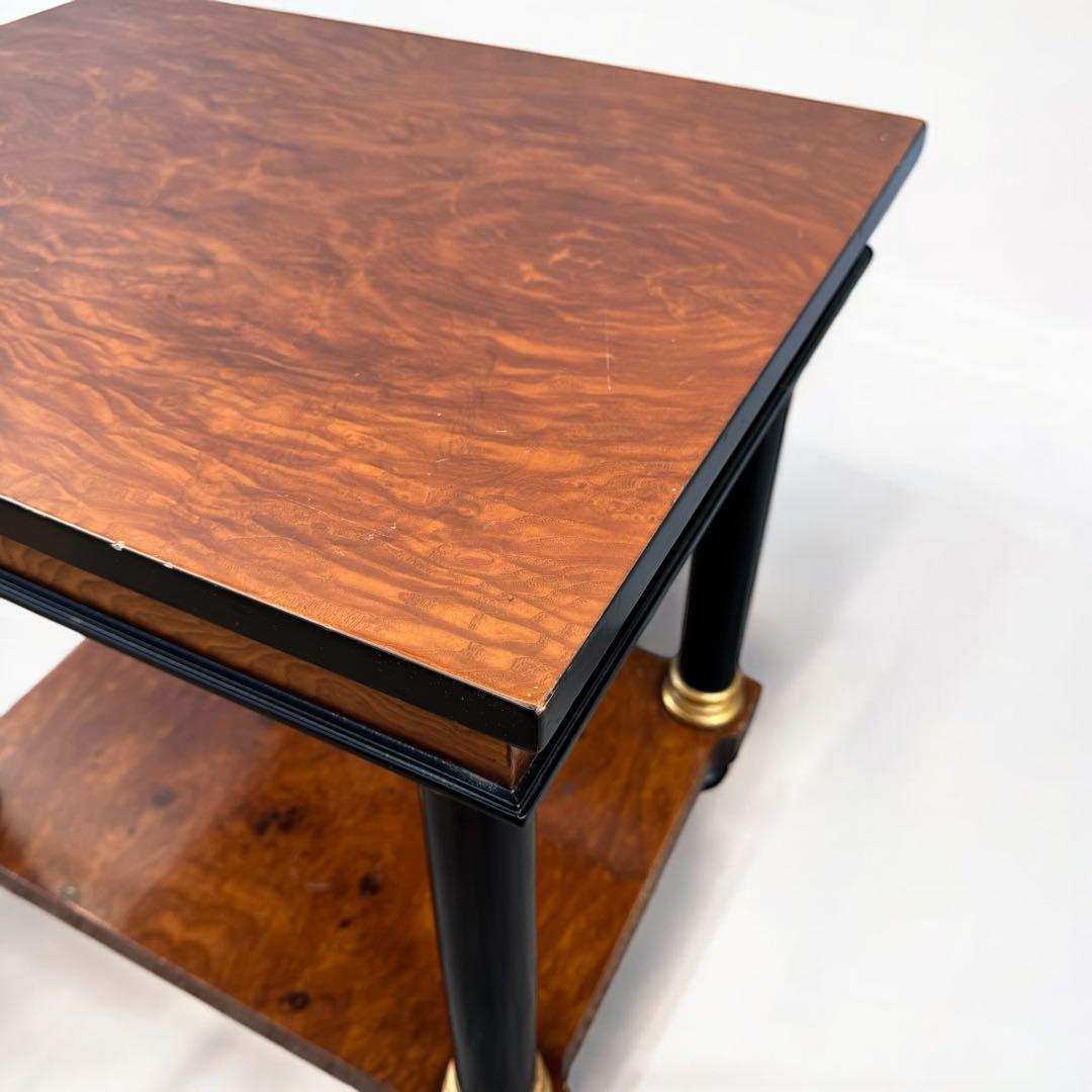 アンティーク調　テーブル　サイドテーブル　陳列棚　飾り棚　ビーダーマイヤー様式