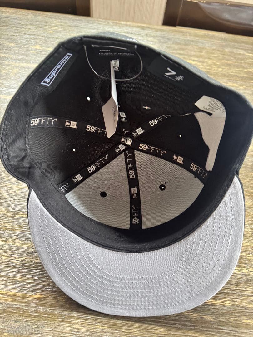 Supreme 59FIFTY キャップ ブラック 7 5/8