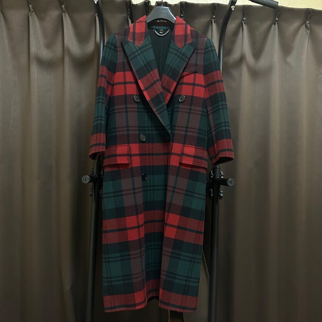 Burberry チェック柄 ロングコート