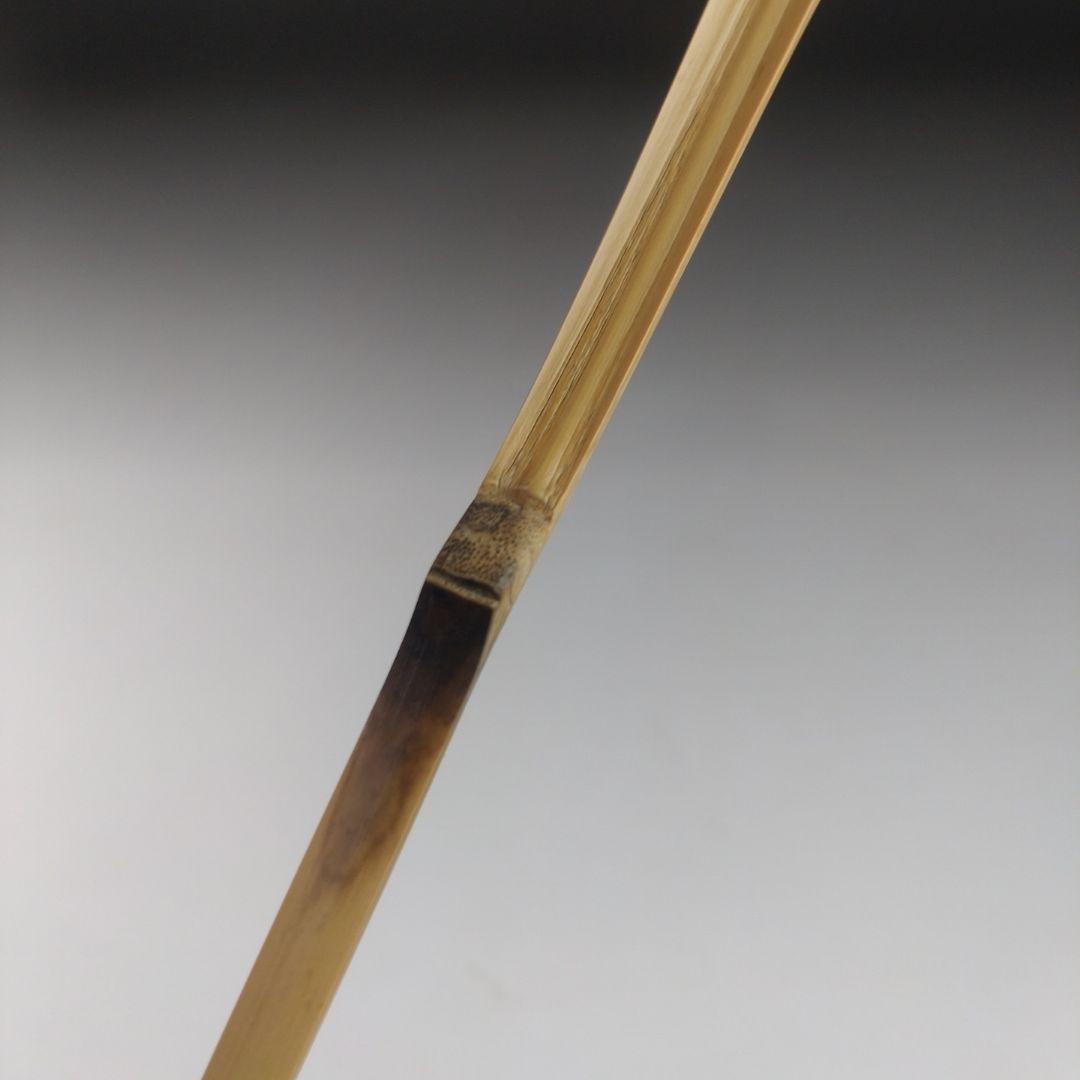 ウ42 茶杓『大徳寺　立花大亀　極箱』『銘　好日』『海野宗泰下削　共箱　しみ竹』