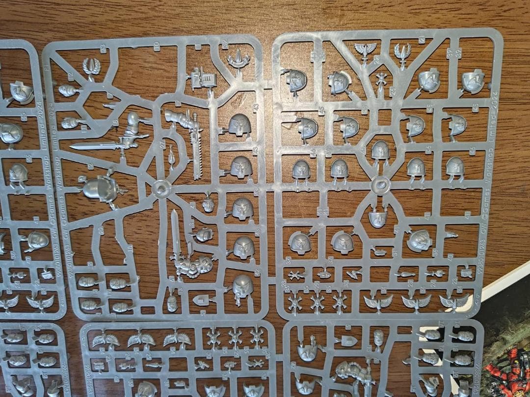 ウォーハンマー ブラッドエンジェル　アップグレード ×8 デカール3枚 +オマケ