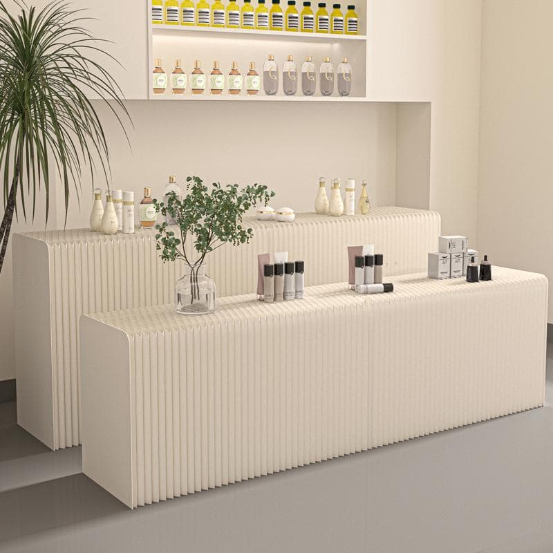 ディスプレイラック展示台セット陳列台 折りたたみ長さ2-3ｍ高さ98㎝幅52㎝