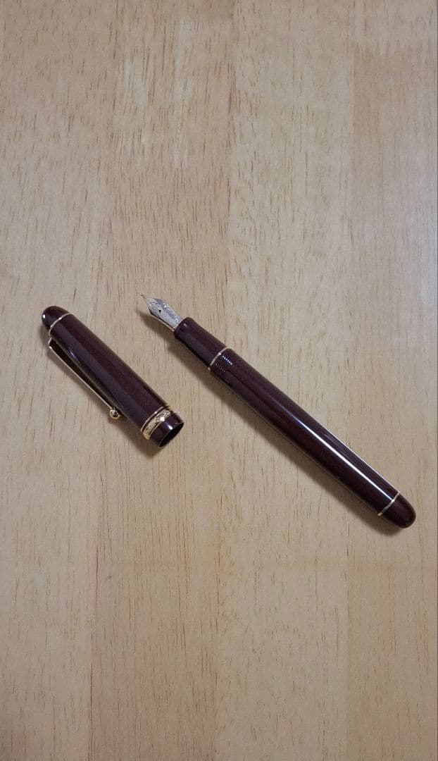 パイロット万年筆 FKK-1000R ペン先14K ディープレッド　ペンケース付
