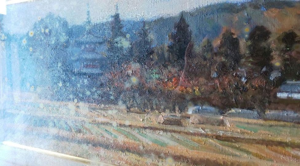 絵画 秋元清弘 『法輪寺』