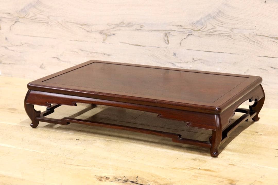 GMIH95C○大阪唐木指物 花台 通産大臣指定 伝統工芸品 飾り台 床の間 和