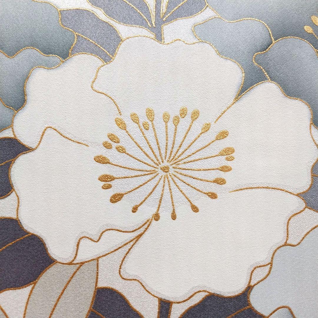 振袖フルセット(9点)・成人式・金彩加工・くすみ・金駒刺繍・胴裏正絹・逸品