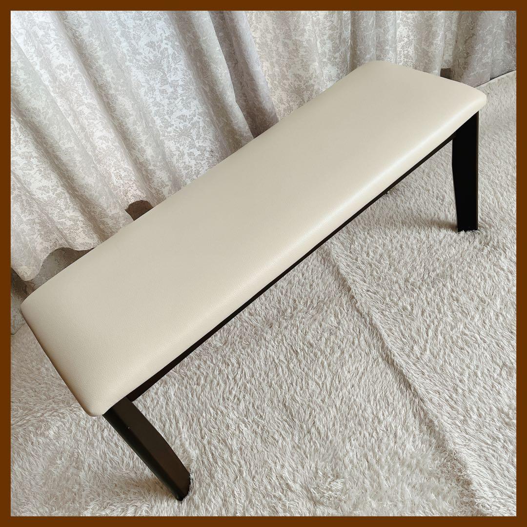 a_kimura様リクエスト品】nitori ニトリ ベンチ ホワイト ダイニン