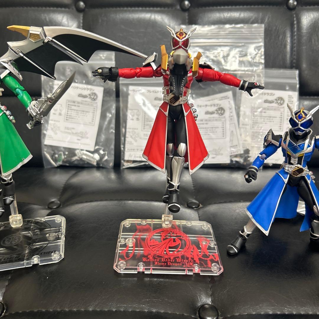 仮面ライダー ウィザード S.H.Figuarts 4点 オールドラゴンセット