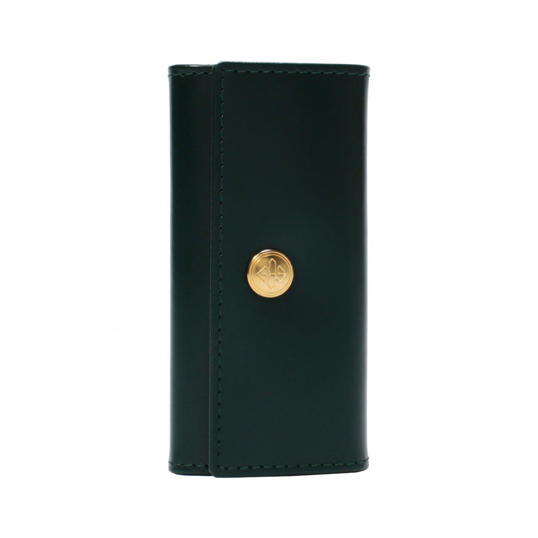 エッティンガー　レザーキーケース　グリーン