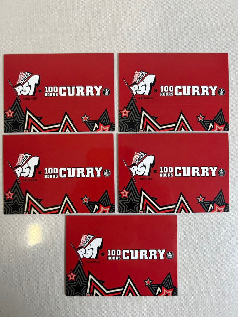 ペルソナ5 タクティカ 全14種+1 100時間カレー コラボ