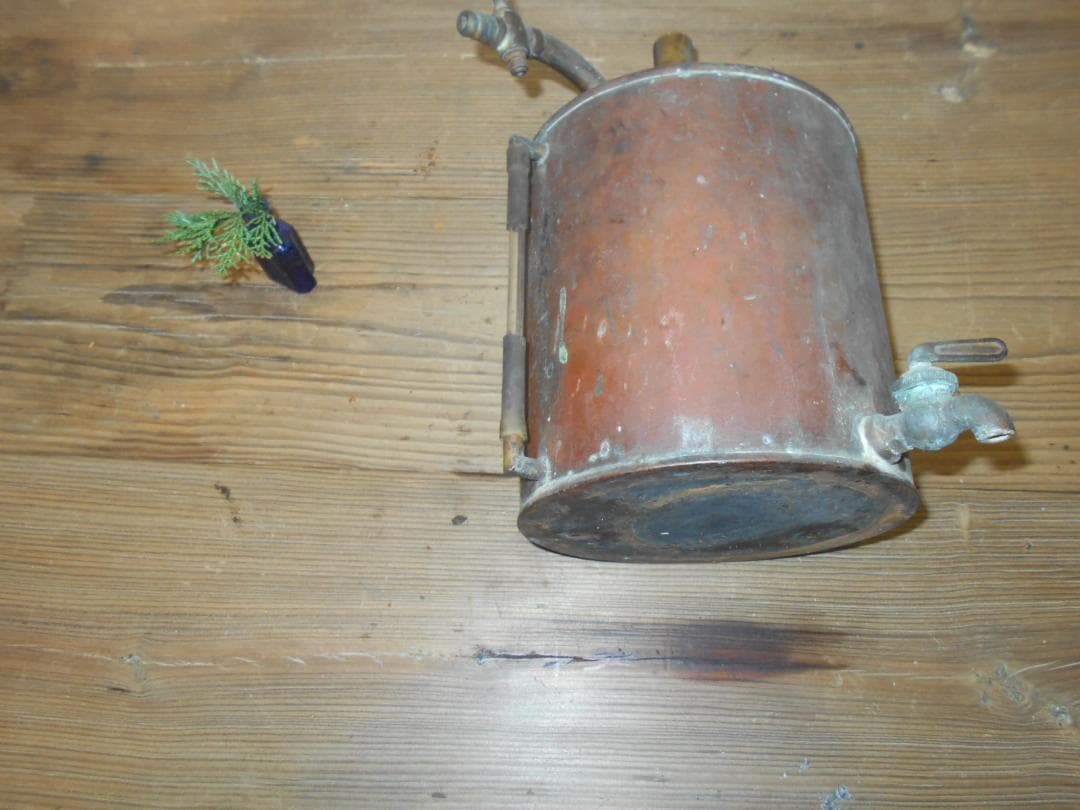 ■蒸留器　珈琲/焙煎/銅製/エスプレッソ/純水/実験/コーヒー/化学