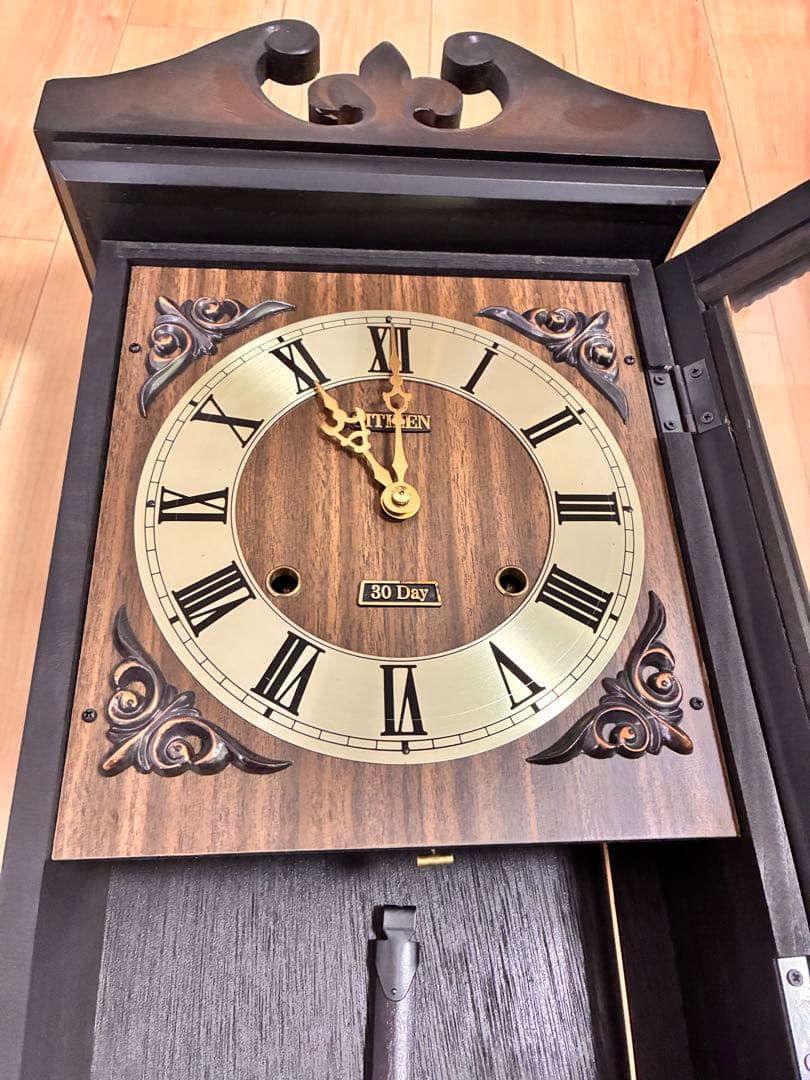 シチズン 振り子時計　掛け時計 30Day アンティーク　ビンテージ