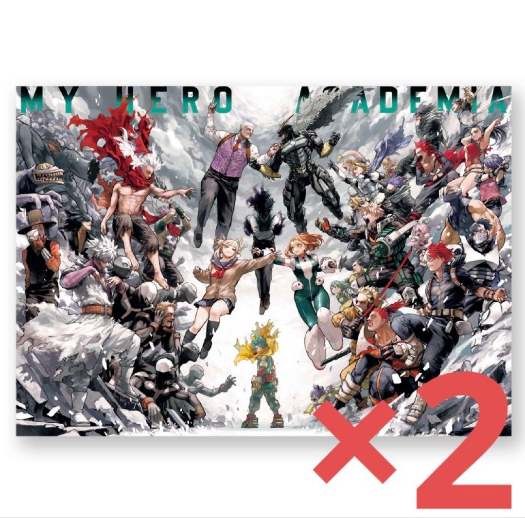 僕のヒーローアカデミア　原画展　 B2ポスター　キービジュアル 2点セット