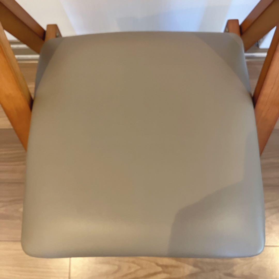 【美品】フォールディングチェア　木製　2 脚セット折りたたみ椅子