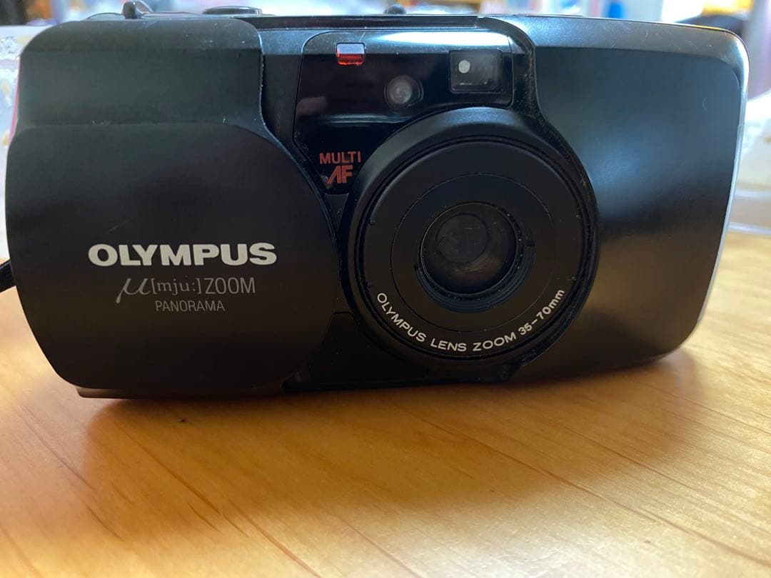 OLYMPUS μ ZOOM パノラマ付きコンパクトフィルムカメラ 動作確認済み