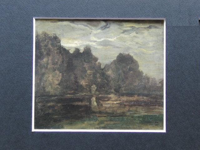 ピート・モンドリアン、『木立と水辺の風景』、希少な画集より