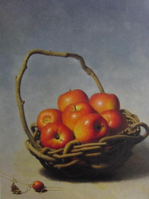 余村展　「烏瓜」、希少画集より、状態良好、新品高級額装付