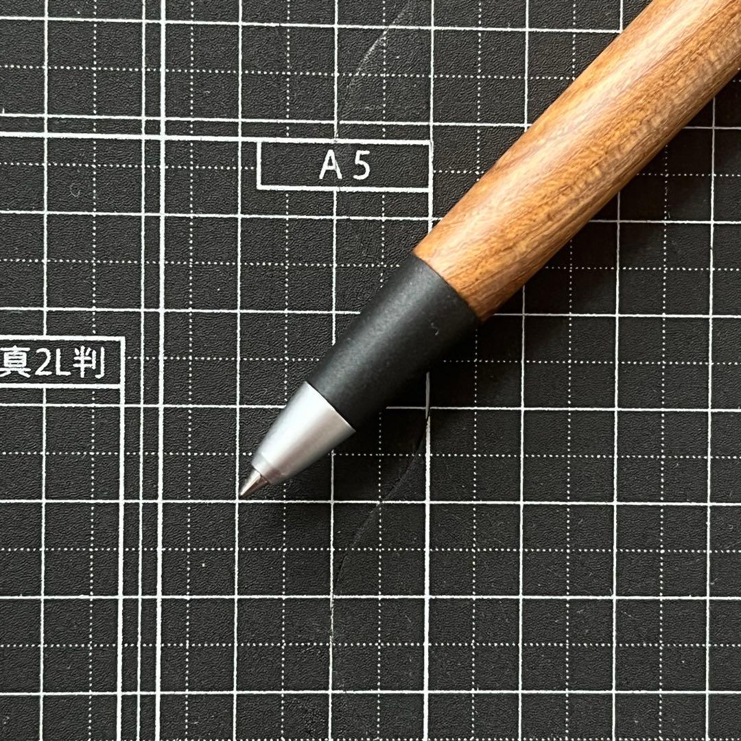 にくだんご◆野原工芸 エンジュの太軸ペン 刻印あり