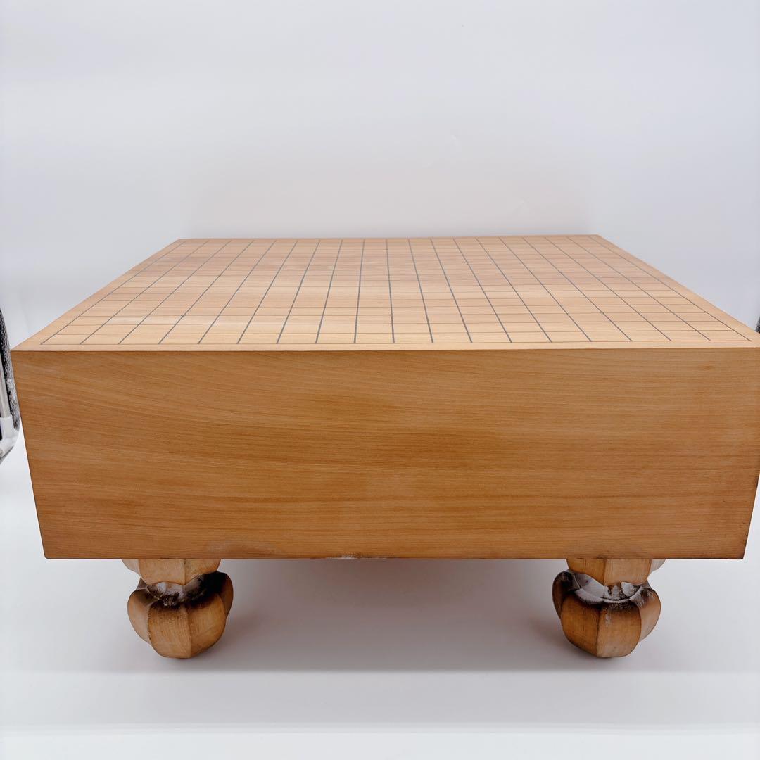 ✨高級✨ 囲碁セット 板目 木裏 極厚 へそあり 脚付 一枚板 榧材