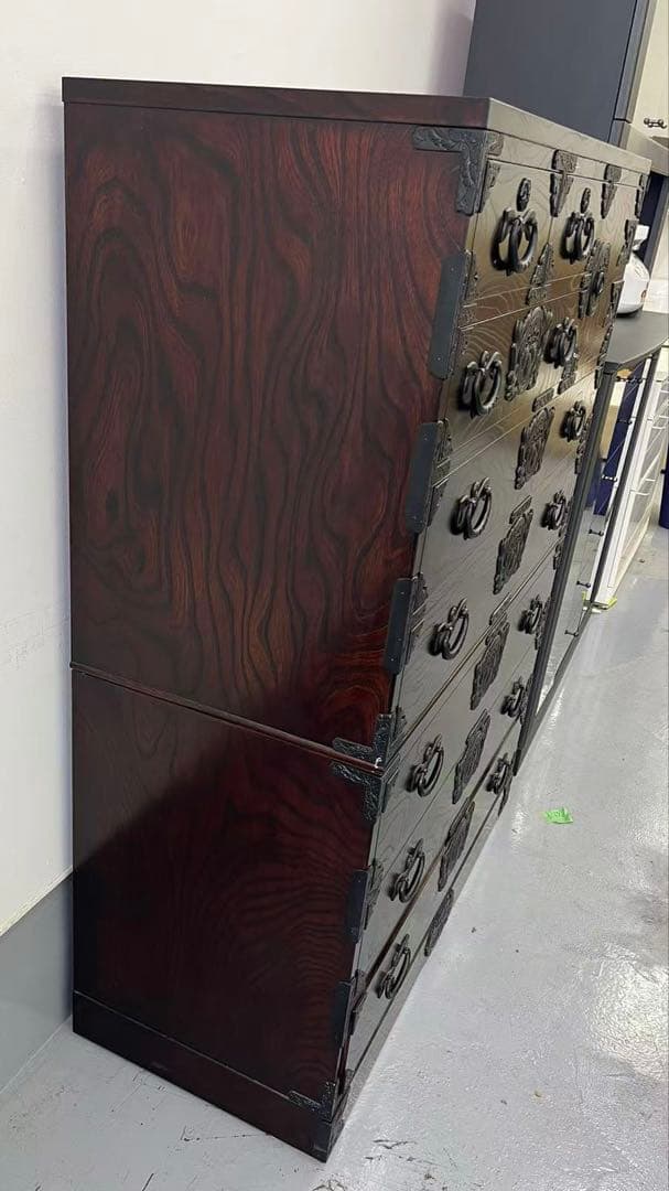 ∗**様 岩谷堂箪笥 整理タンス 南部鉄器金具 鍵付き 伝統工芸 民芸家具 和家