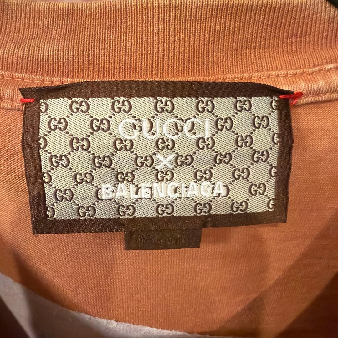 GUCCI x BALENCIAGA コラボ Tシャツ ブラウン