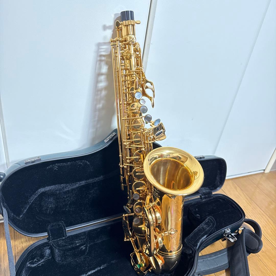 アルトサックス本体+青ケース　EYS音楽教室楽器
