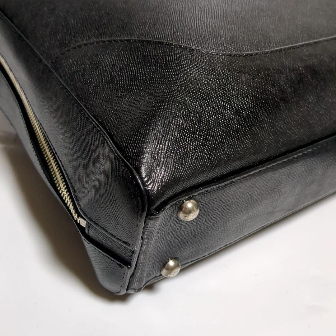 ✨ペッレモルビダ✨ビジネスバッグ キャピターノ レザー ブラック 2way ロゴ