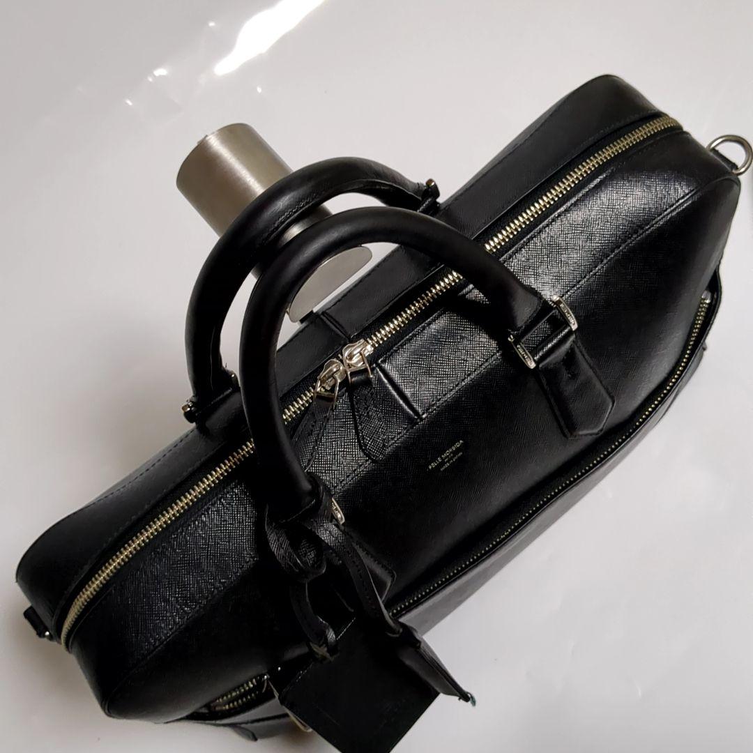 ✨ペッレモルビダ✨ビジネスバッグ キャピターノ レザー ブラック 2way ロゴ