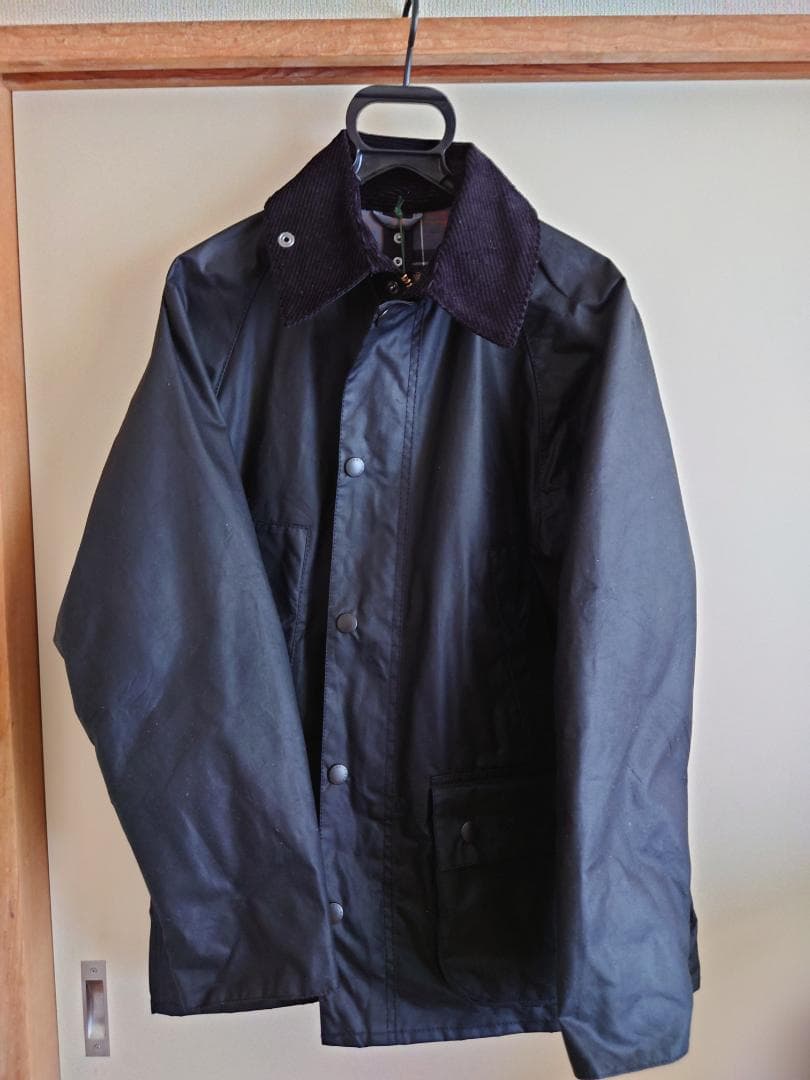 【試着のみ】Barbour BEDALE 38 BLACK ピンバッチ有