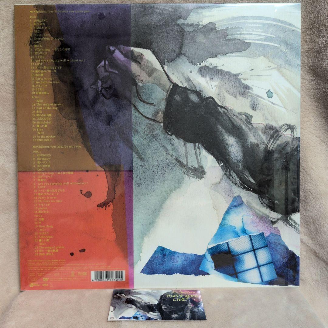 新品未開封Mr.Children miss you LIVE DVDステッカー付