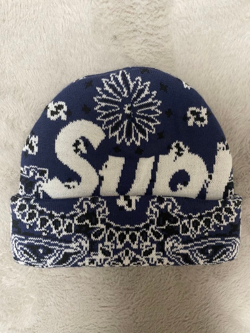 帽子 Supreme Bandana Big Logo Beanie \