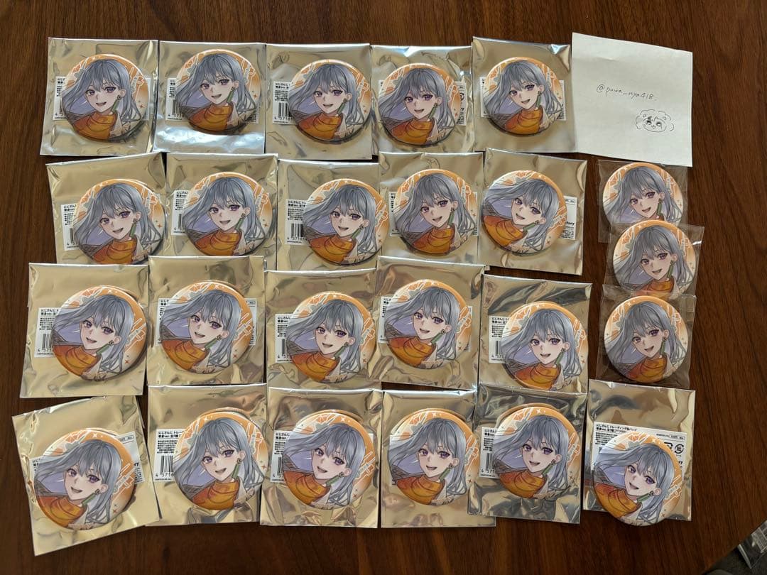 にじさんじ 7大タワーコラボ 缶バッジ 樋口楓